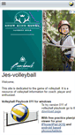 Mobile Screenshot of jes-volleyball.com